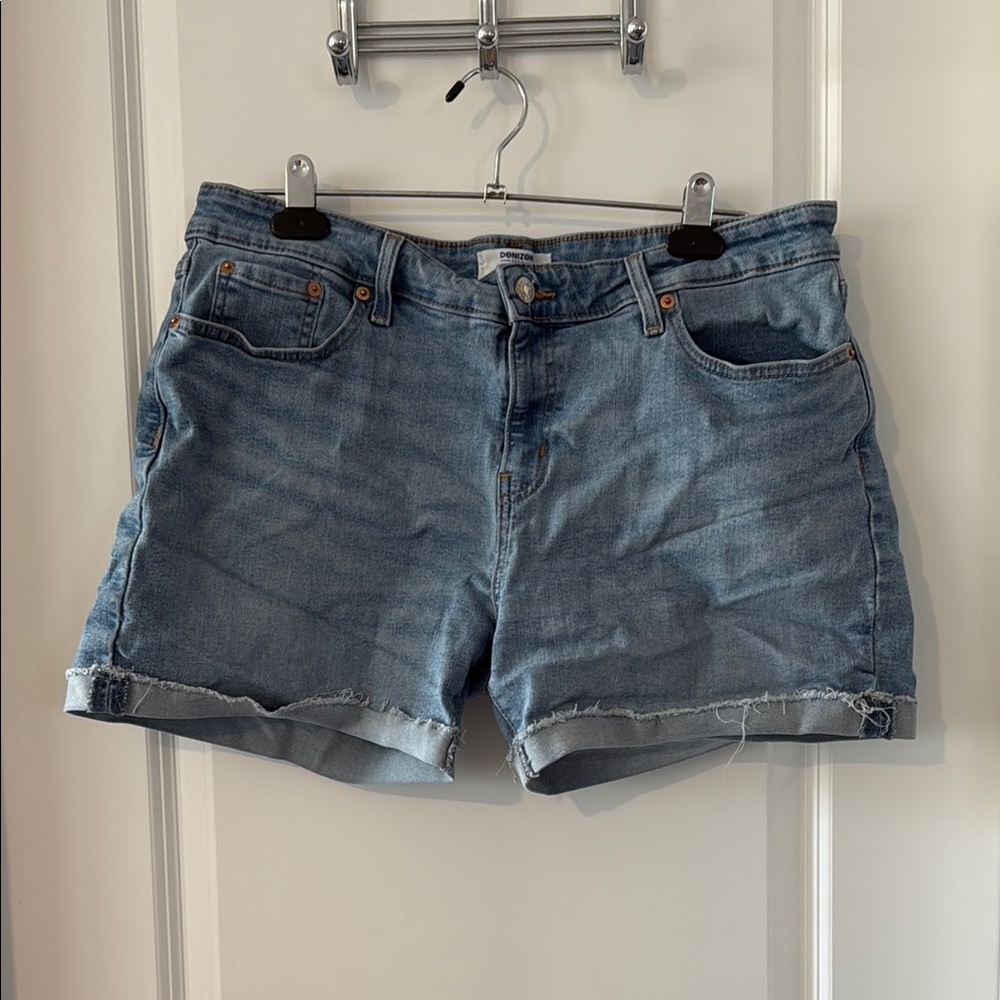 Denizen from Levi's Blue Jean Shorts Casual Mid-Length